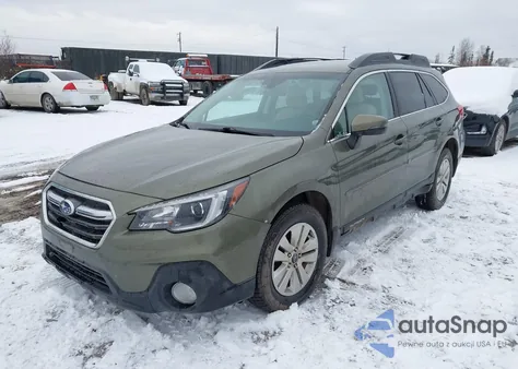 2018 Subaru Outback 2.5I Premium из США, поврежденный, VIN 4S4BSAFC8J3338686